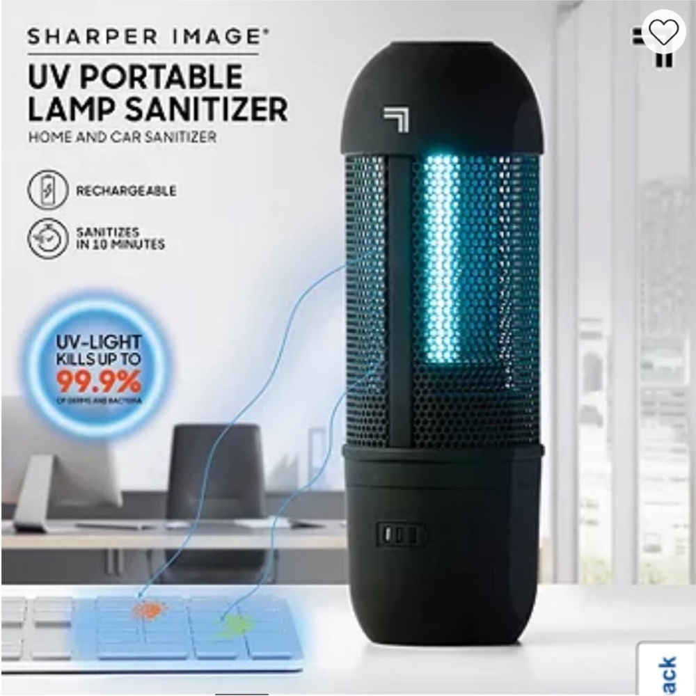 Sharper Image UV Portable Lamp Sanitizer